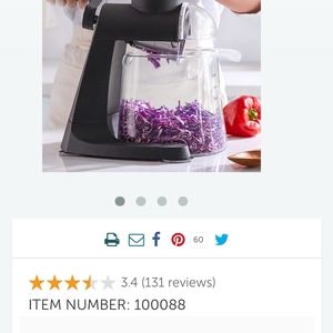 Pampered chef Quick prep food grater